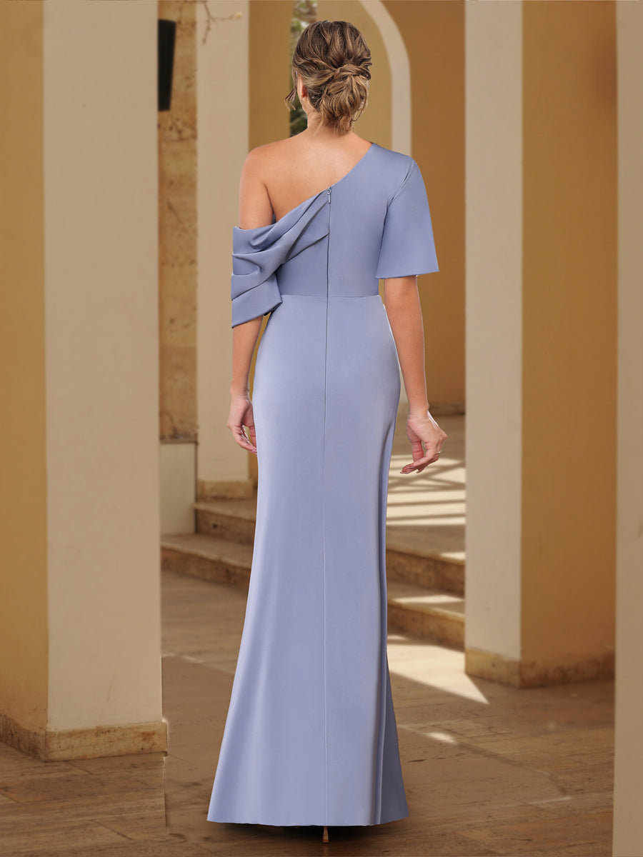 Sheath One-Shoulder Wedding Guest Dresses