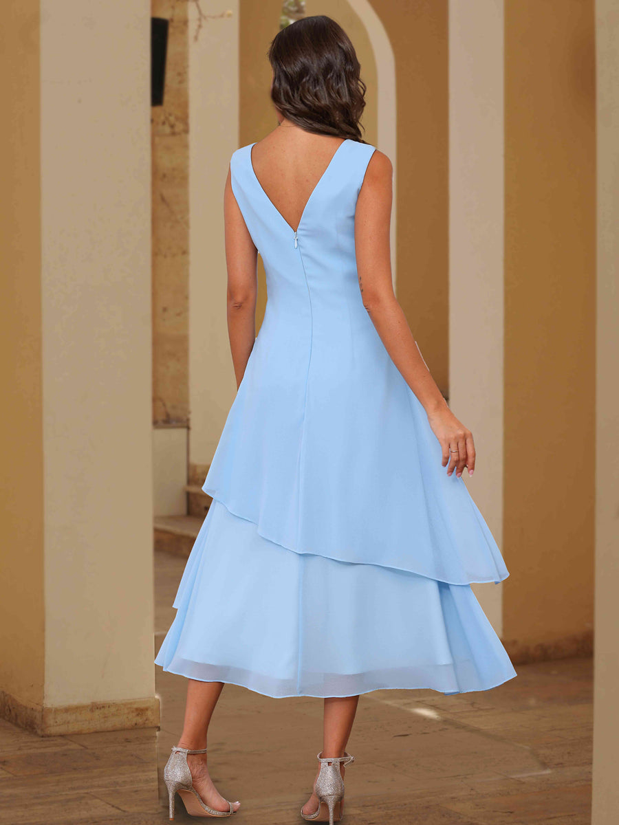 A-Line/Princess Chiffon Wedding Guest Dresses